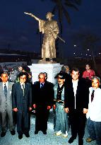 Bronze statue of Havana's 1st Japanese envoy unveiled